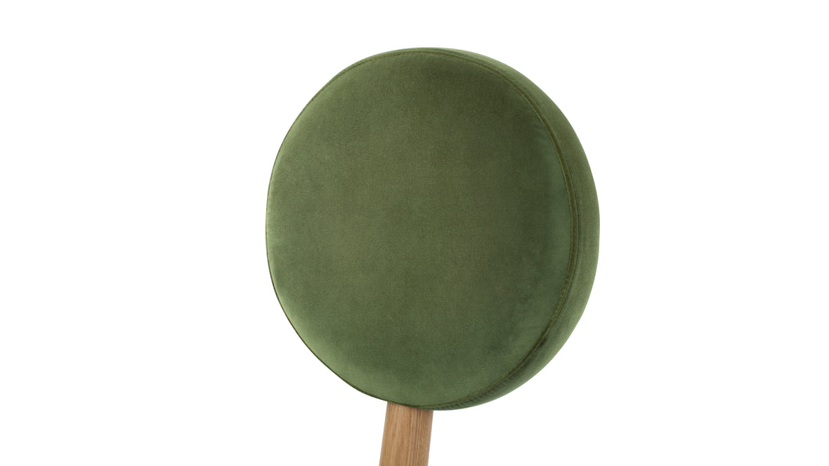 Fossie - Fossie Side Chair, Moss Green Velvet