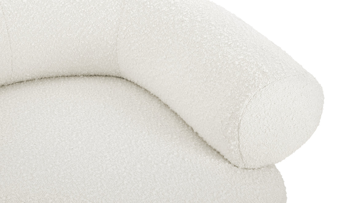 Huggy - Huggy Chair, Warm White Boucle