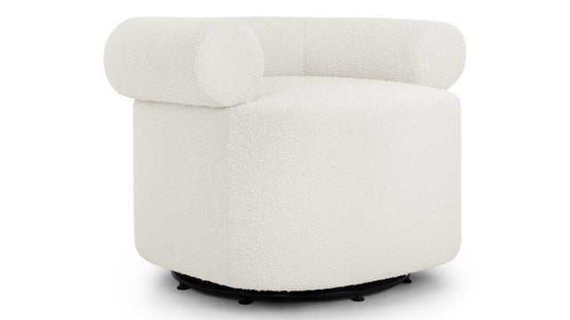 Huggy - Huggy Chair, Warm White Boucle