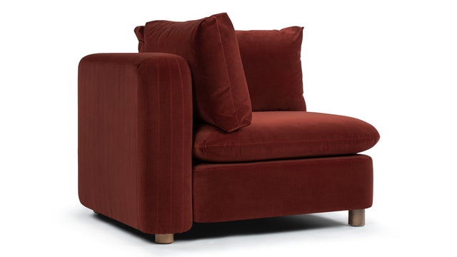 Morrell - Morrell Module, Corner, Garnet Velvet