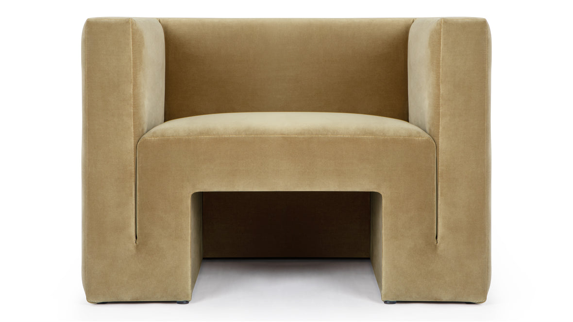 Olsen - Olsen Lounge Chair, Honey Velvet