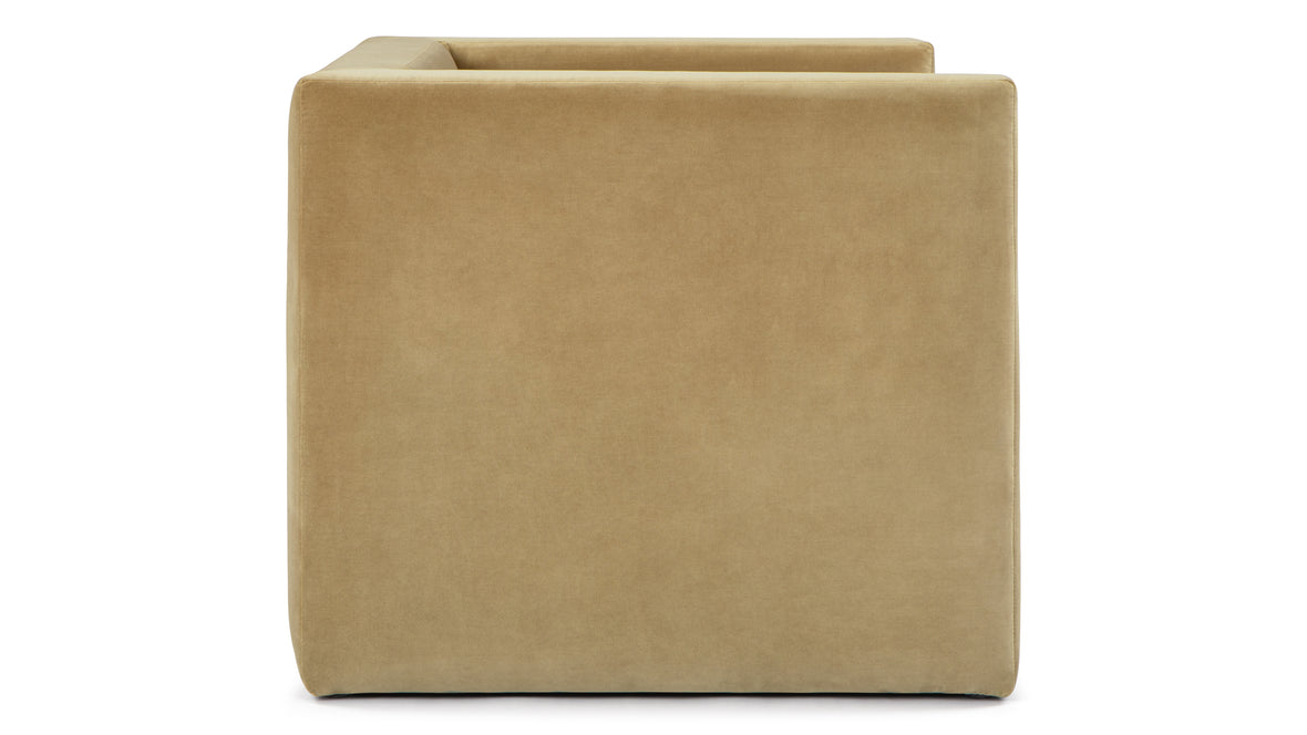 Olsen - Olsen Lounge Chair, Honey Velvet