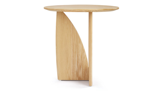 Geometric - Geometric Side Table, Light Oak