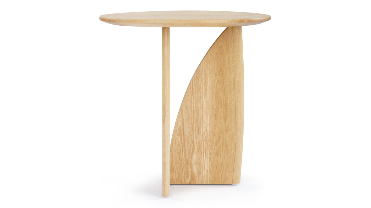 Geometric - Geometric Side Table, Light Oak