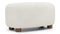 Jensen - Jensen Ottoman, Warm White Boucle