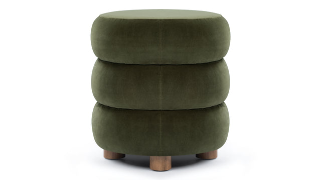 Niner - Niner Ottoman, Fir Green Velvet