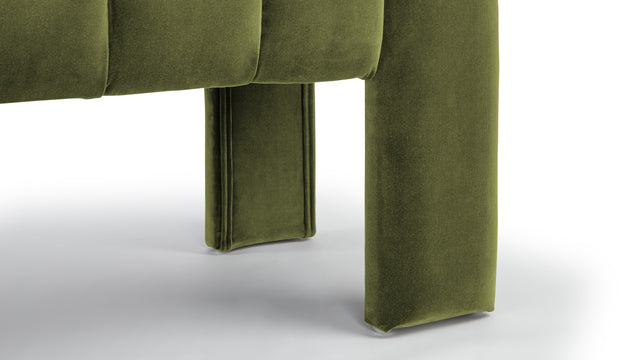 Andora - Andora Bench, Moss Green Velvet