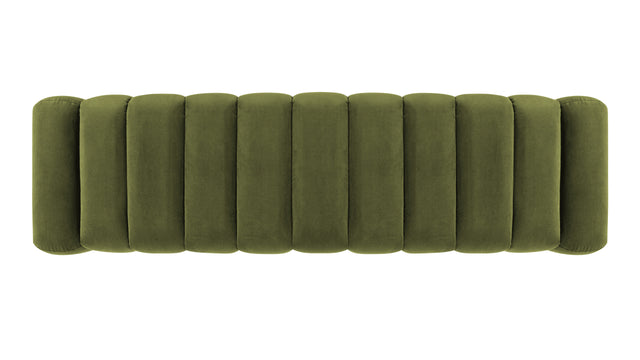 Andora - Andora Bench, Moss Green Velvet