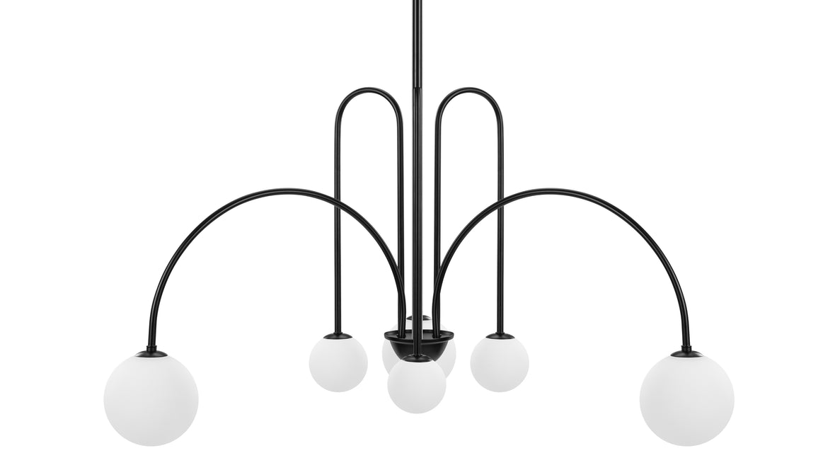 Mars - Mars Chandelier, Black