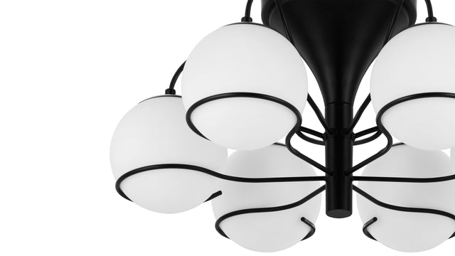 Ette - Ette Ceiling Light, Black