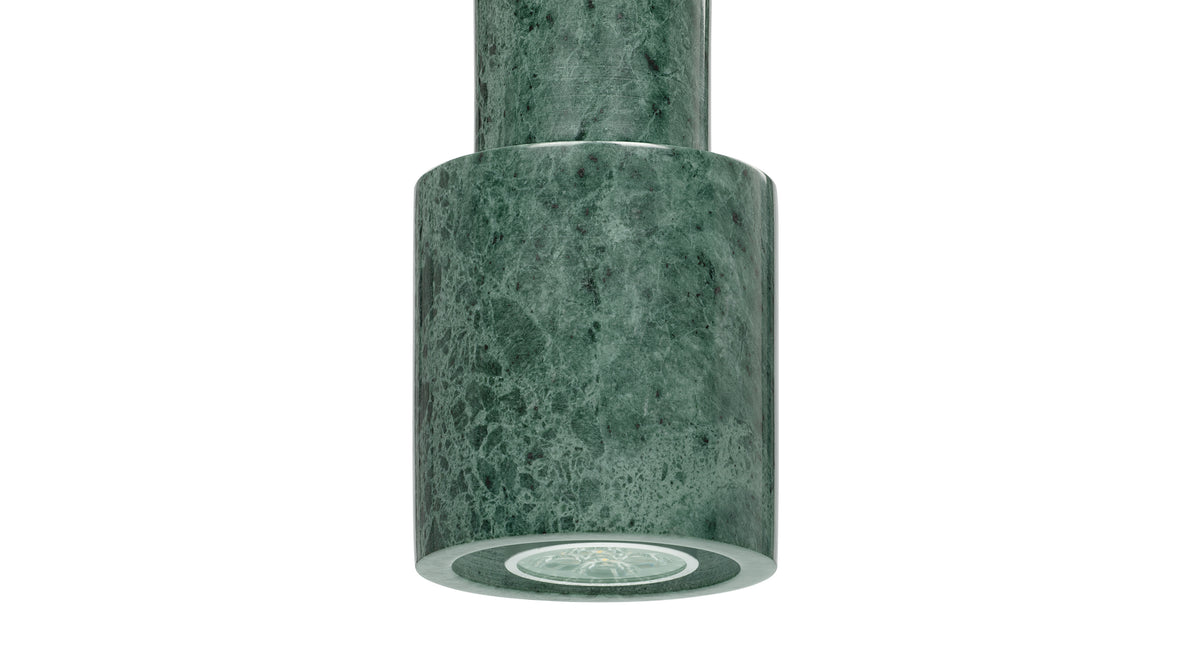 Berlin - Berlin Pendant Light, Green Marble