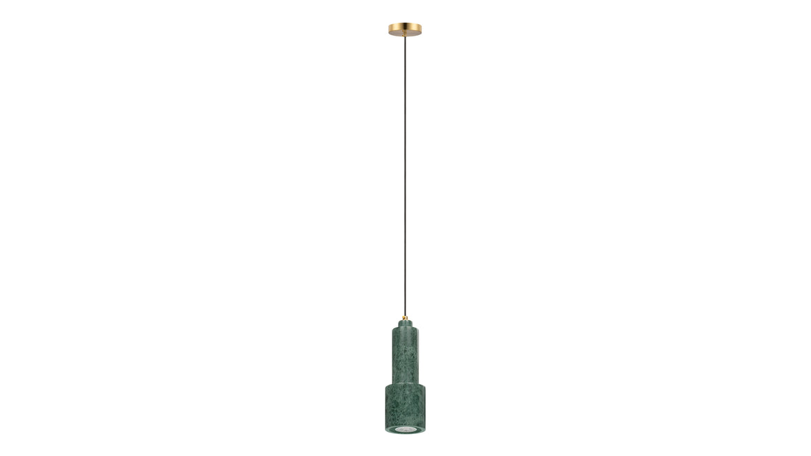 Berlin - Berlin Pendant Light, Green Marble