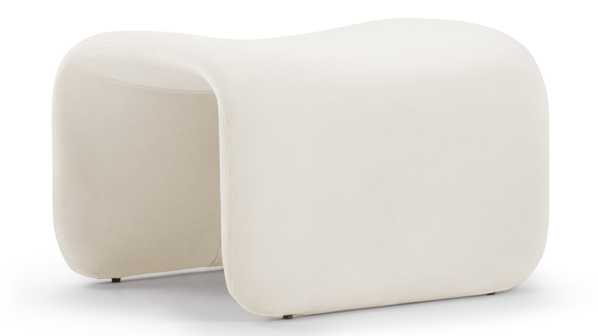 Etcetera - Etcetera Ottoman, Champagne Velvet