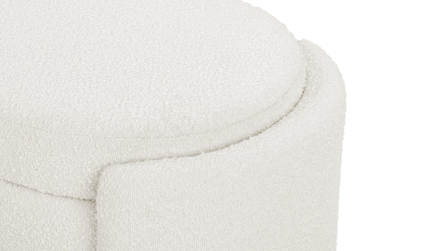 Lifa - Lifa Storage Bench, Warm White Boucle