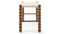 Emerson - Emerson Bobbin Bench, Natural Cord and Walnut