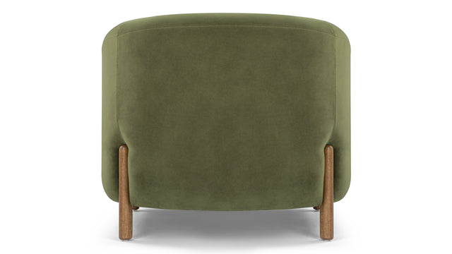 Holmes - Holmes Lounge Chair, Moss Green Velvet