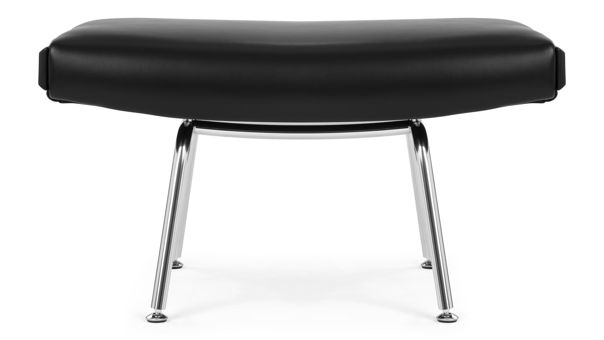 Toro - Toro Ottoman, Black Premium Leather