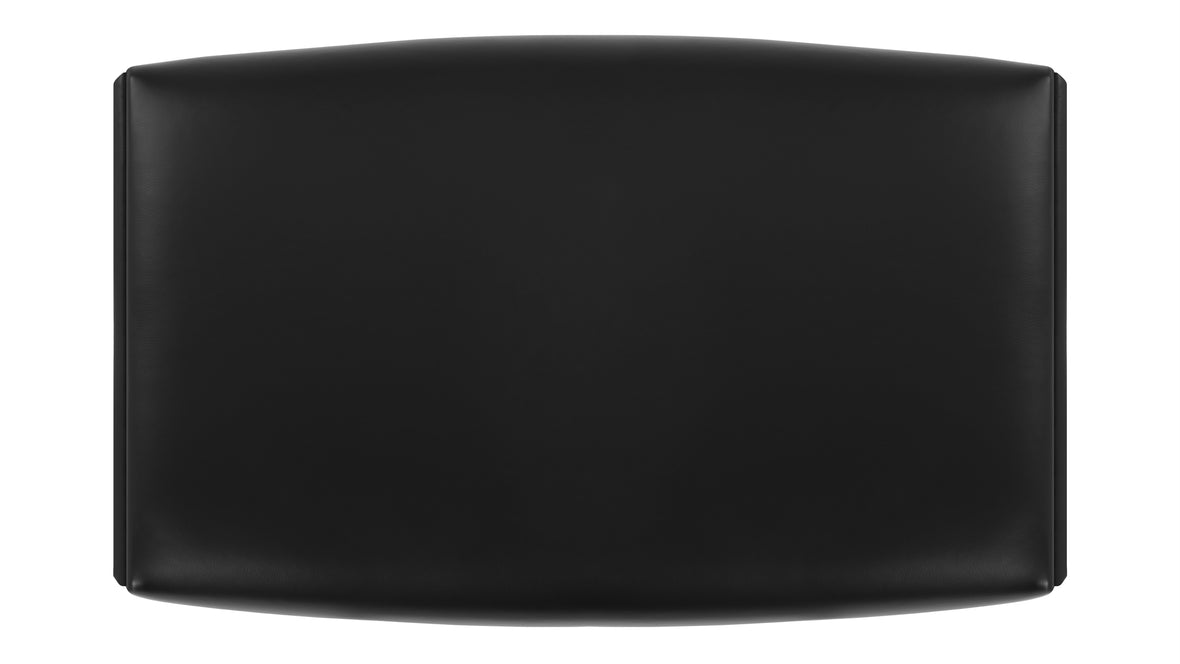 Toro - Toro Ottoman, Black Premium Leather