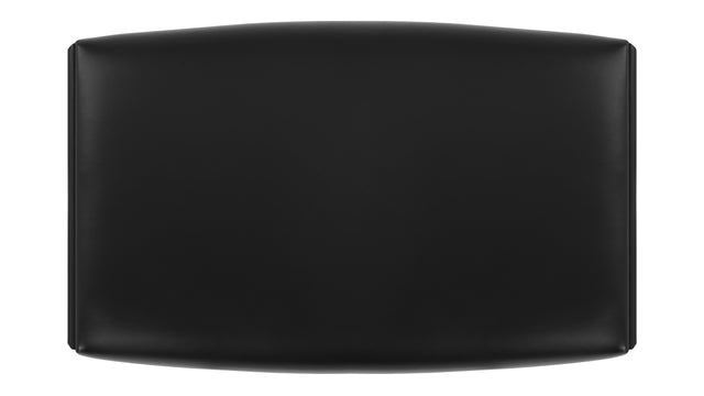 Toro - Toro Ottoman, Black Premium Leather