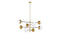 Aurore - Aurore Chandelier, Brass