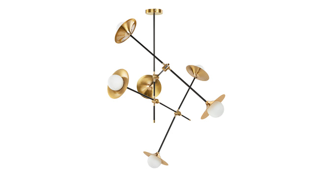 Prater - Prater Chandelier, Brass