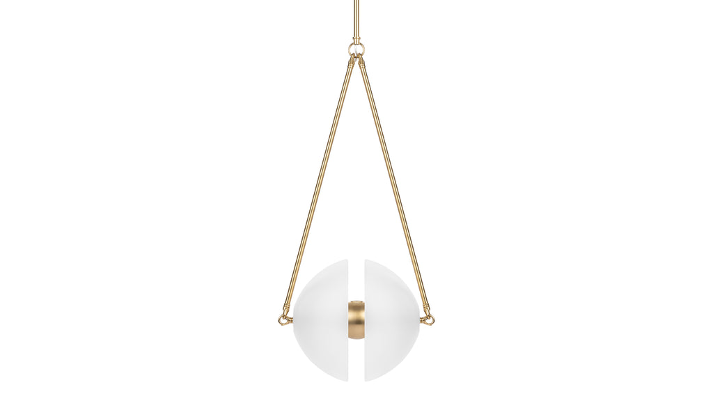 Palla Pendant Light, Brass | Interior Icons