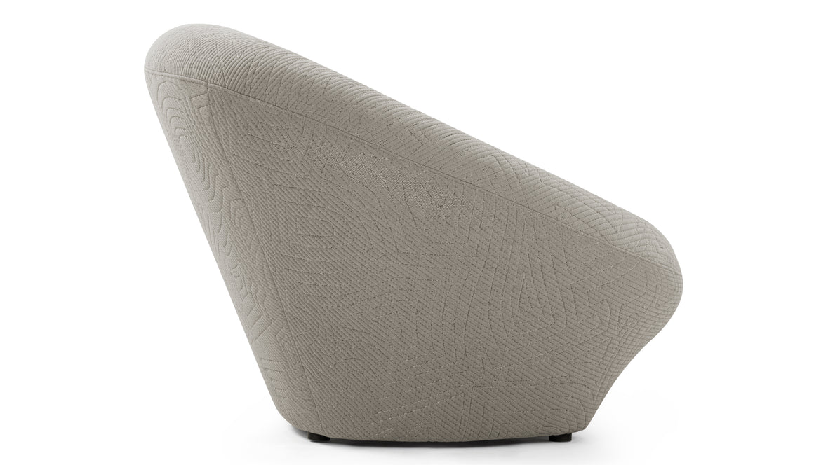 Ploum - Ploum Two Seater Sofa, Gray Textured Jersey