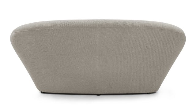 Ploum - Ploum Two Seater Sofa, Gray Textured Jersey