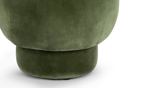 Nino - Nino Ottoman, Olive Green Velvet