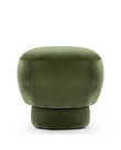 Stools & Ottomans Nino Ottoman, Olive Green Velvet