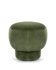 Stools & Ottomans Nino Ottoman, Olive Green Velvet