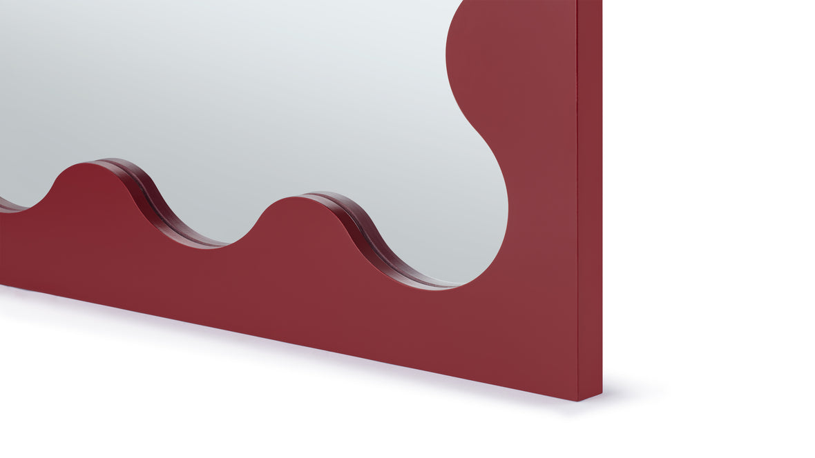 Waters - Waters Wall Mirror, Cabernet Gloss