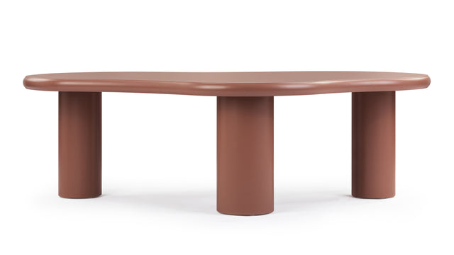 Avery - Avery Coffee Table, Terracotta Lacquer