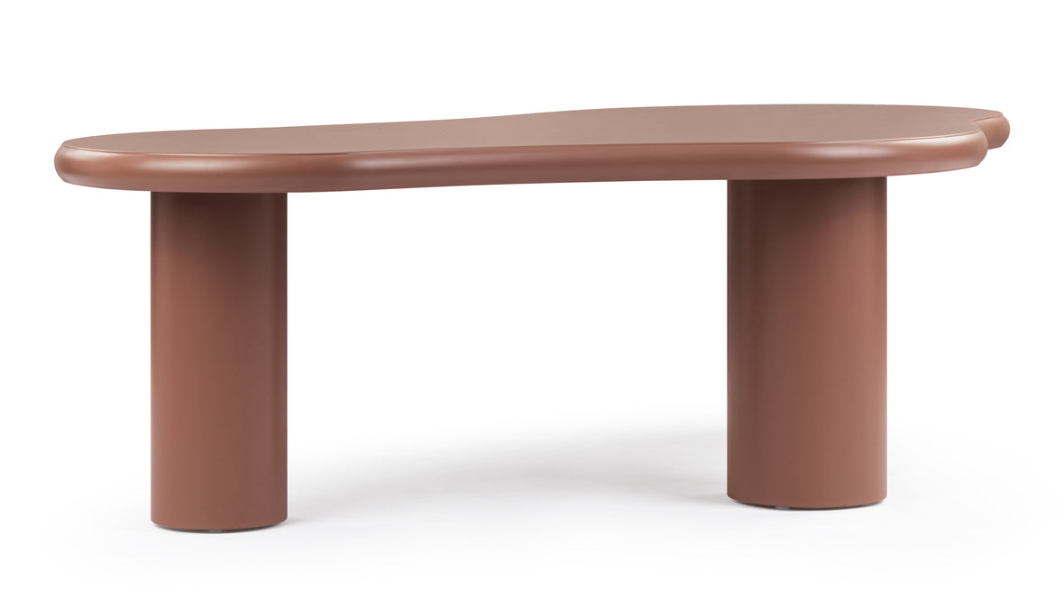 Avery - Avery Coffee Table, Terracotta Lacquer