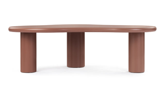 Avery - Avery Coffee Table, Terracotta Lacquer