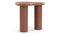 Avery - Avery Side Table, Terracotta Lacquer