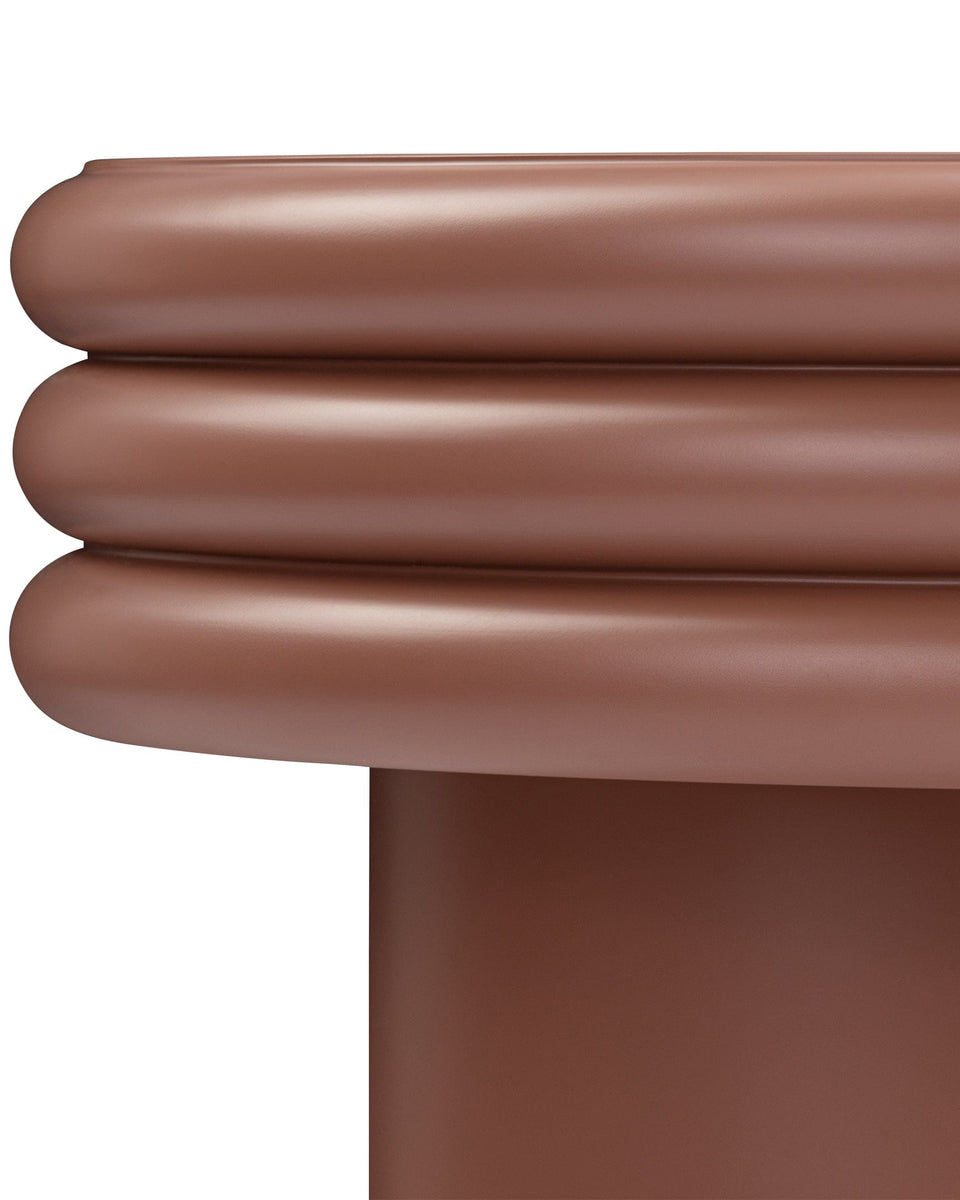 Pascal Side Table, Terracotta – ICONS