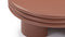 Pascal - Pascal Round Coffee Table, Low, Terracotta