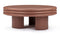 Pascal - Pascal Round Coffee Table, Low, Terracotta