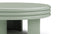 Pascal - Pascal Round Coffee Table, Low, Mist Green