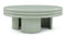 Pascal - Pascal Round Coffee Table, Low, Mist Green