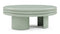 Pascal - Pascal Round Coffee Table, Low, Mist Green