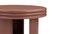 Pascal - Pascal Round Coffee Table, High, Terracotta