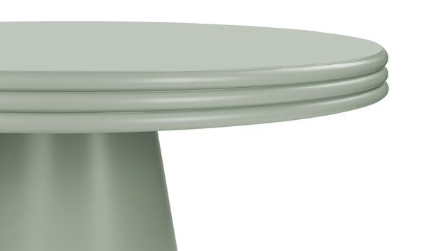 Pascal - Pascal Round Dining Table, Mist Green, 59in