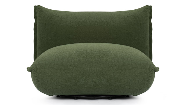 Lennox - Lennox Lounge Chair, Moss Green Teddy