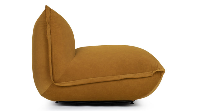 Lennox - Lennox Lounge Chair, Mustard Velvet