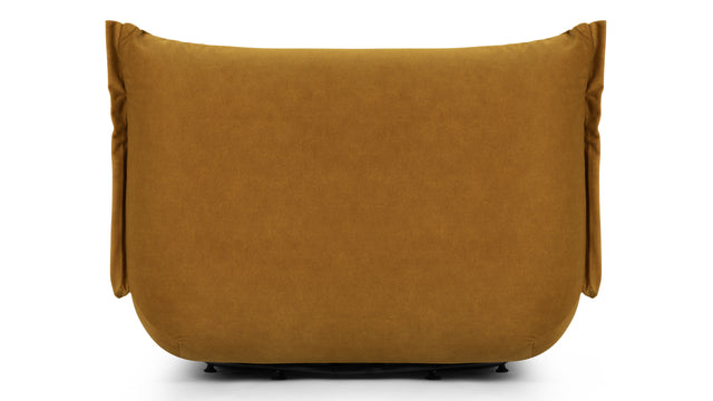 Lennox - Lennox Lounge Chair, Mustard Velvet