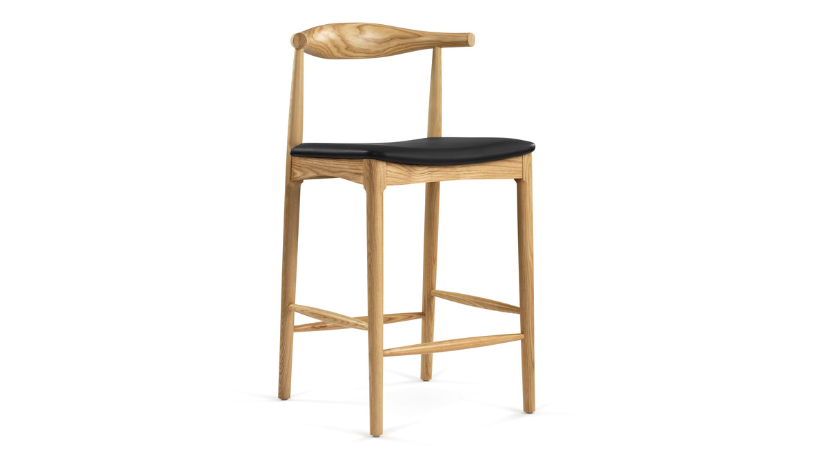Elbow - Elbow Counter Stool, Ash, Wide Version