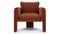 De Luz - De Luz Armchair, Russet Plush Velvet