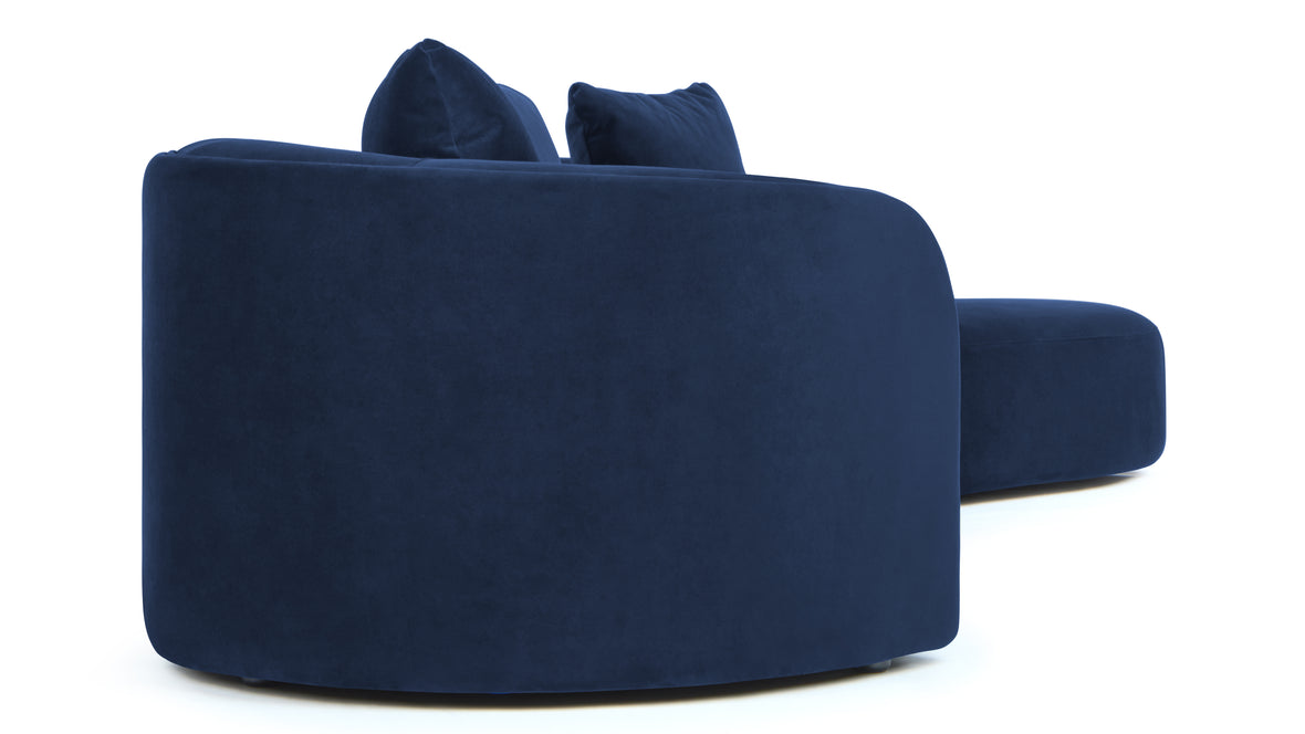 Dumont - Dumont Sofa, French Navy Plush Velvet